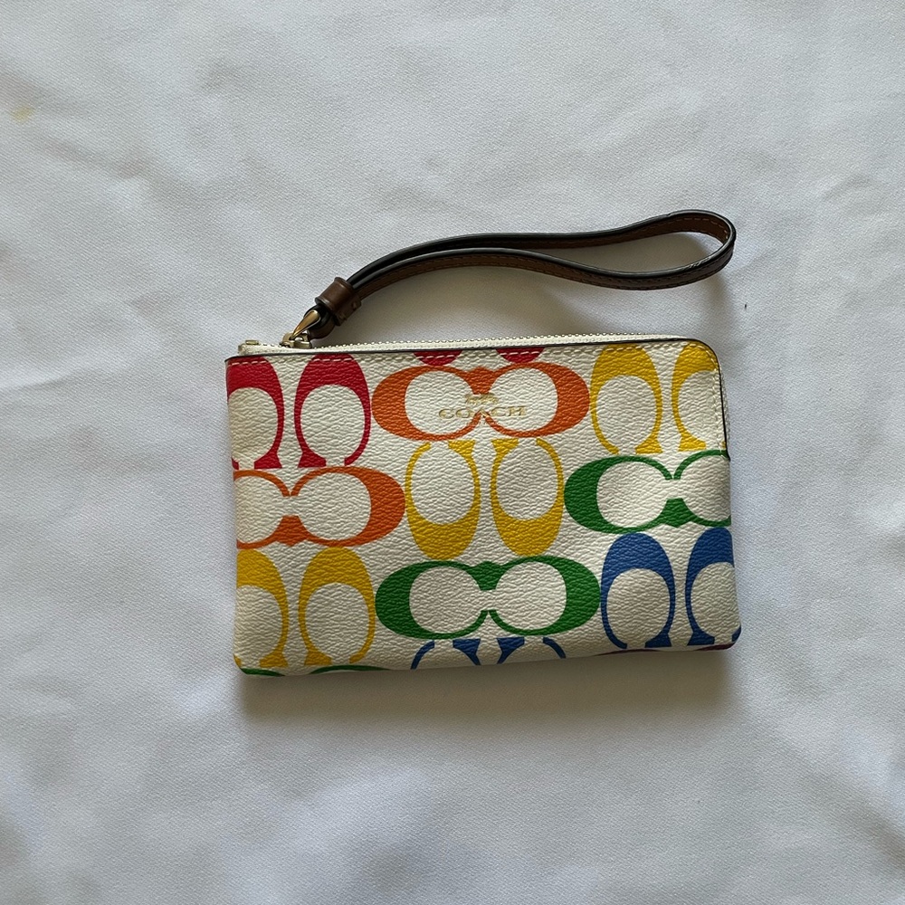 Coach Multicolor Wristlet
